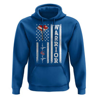 Cool Heart Surgery Warrior Hoodie Coronary Bypass Artery Open Heart Surgery Heartbeat American Flag