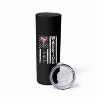 Cool Heart Surgery Warrior Skinny Tumbler Coronary Bypass Artery Open Heart Surgery Heartbeat American Flag