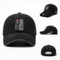 Cool Heart Surgery Warrior Washed Cotton Baseball Cap Coronary Bypass Artery Open Heart Surgery Heartbeat American Flag