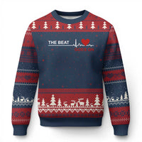 Cool Heart Surgery Survivor Ugly Christmas Sweater Heart Attack Surgery The Beat Goes On Rehab Recover