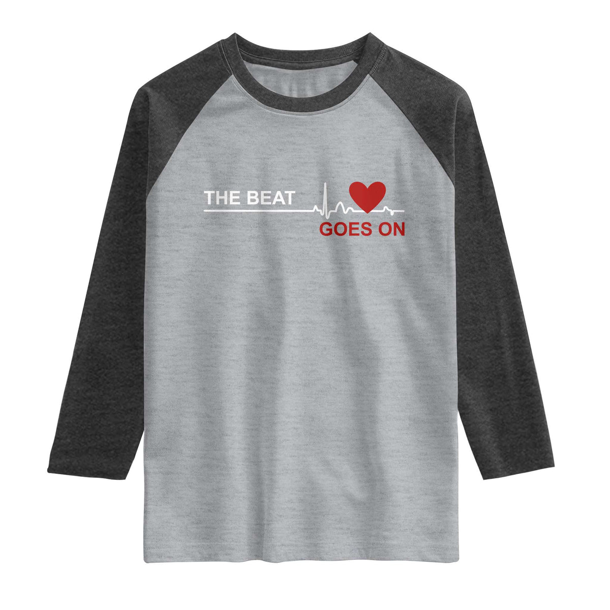 Cool Heart Surgery Survivor Raglan Shirt Heart Attack Surgery The Beat Goes On Rehab Recover