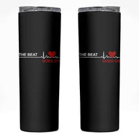 Cool Heart Surgery Survivor Skinny Tumbler Heart Attack Surgery The Beat Goes On Rehab Recover