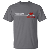 Cool Heart Surgery Survivor T Shirt Heart Attack Surgery The Beat Goes On Rehab Recover
