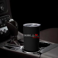 Cool Heart Surgery Survivor Tumbler Cup Heart Attack Surgery The Beat Goes On Rehab Recover