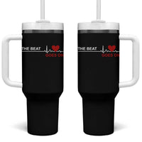 Cool Heart Surgery Survivor Tumbler With Handle Heart Attack Surgery The Beat Goes On Rehab Recover