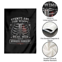 Heart Surgery Survivor Garden Flag After Surgery Recovery Bypass
