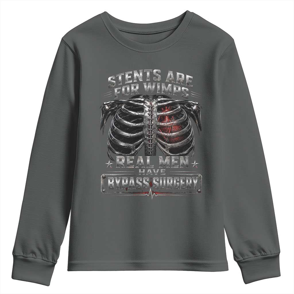 Heart Surgery Survivor Youth Sweatshirt After Surgery Recovery Bypass