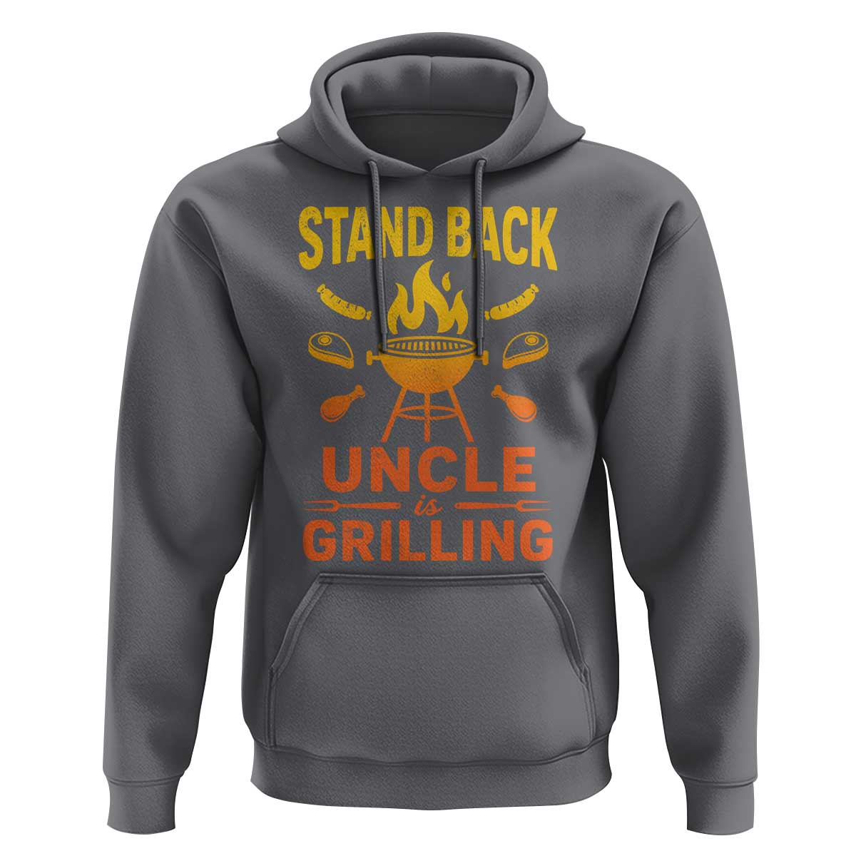Stand Back Uncle Is Grilling Hoodie Funny Fathers Day BBQ