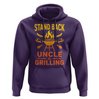 Stand Back Uncle Is Grilling Hoodie Funny Fathers Day BBQ