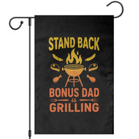Funny Grilling Bonus Dad Garden Flag BBQ Stepdad Grill Masters Sarcastic