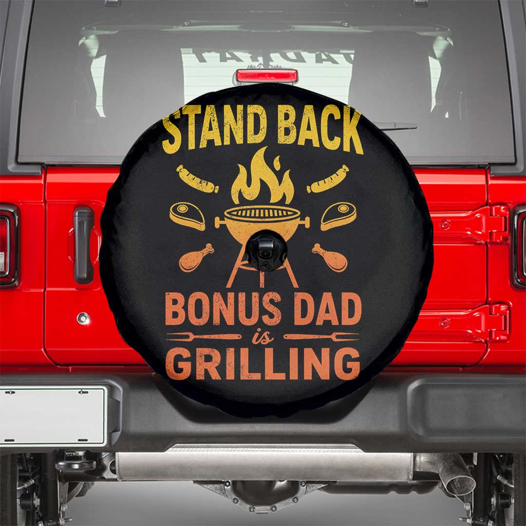 Funny Grilling Bonus Dad Spare Tire Cover BBQ Stepdad Grill Masters Sarcastic