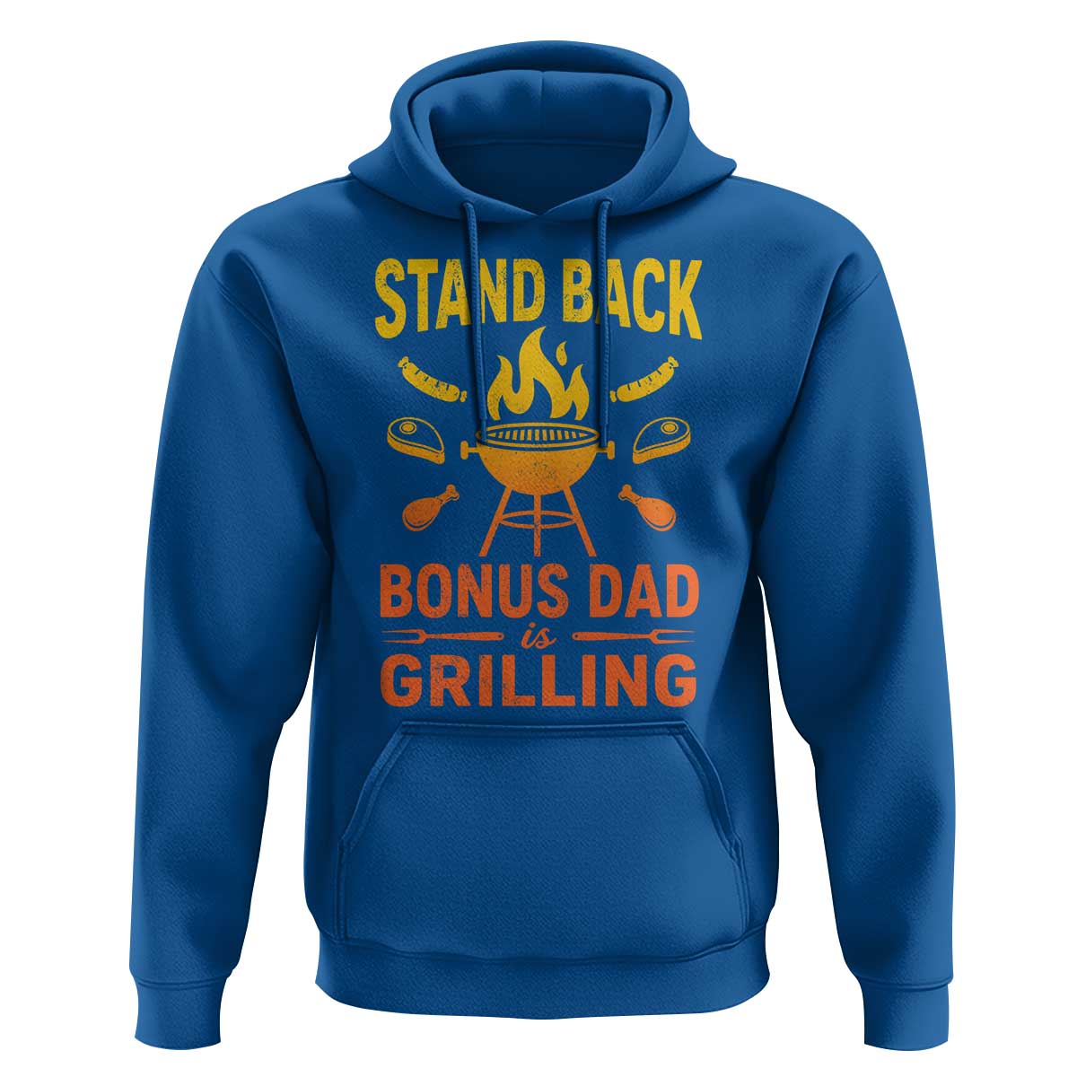 Funny Grilling Bonus Dad Hoodie BBQ Stepdad Grill Masters Sarcastic