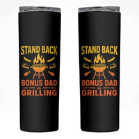 Funny Grilling Bonus Dad Skinny Tumbler BBQ Stepdad Grill Masters Sarcastic