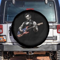 Vintage Abraham Lincoln Abe Lincoln Playing Guitar Spare Tire Cover Humor Patriotic