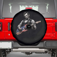 Vintage Abraham Lincoln Abe Lincoln Playing Guitar Spare Tire Cover Humor Patriotic