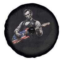 Vintage Abraham Lincoln Abe Lincoln Playing Guitar Spare Tire Cover Humor Patriotic