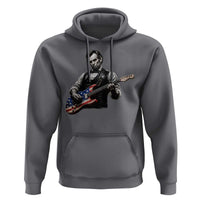 Vintage Abraham Lincoln Abe Lincoln Playing Guitar Hoodie Humor Patriotic