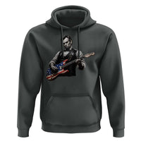 Vintage Abraham Lincoln Abe Lincoln Playing Guitar Hoodie Humor Patriotic