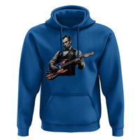 Vintage Abraham Lincoln Abe Lincoln Playing Guitar Hoodie Humor Patriotic