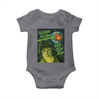 Funny UFO Alien Cat Selfie Baby Onesie Retro Space Sci-Fi Cat Pilot - Wonder Print Shop