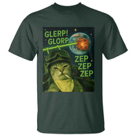 Funny UFO Alien Cat Selfie T Shirt Retro Space Sci-Fi Cat Pilot - Wonder Print Shop