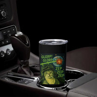 Funny UFO Alien Cat Selfie Tumbler Cup Retro Space Sci-Fi Cat Pilot - Wonder Print Shop