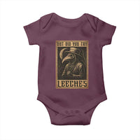 But Did You Try Leeches Plague Doctor Baby Onesie Middle Age Medicines Medieval History - Wonder Print Shop