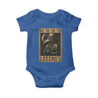 But Did You Try Leeches Plague Doctor Baby Onesie Middle Age Medicines Medieval History - Wonder Print Shop
