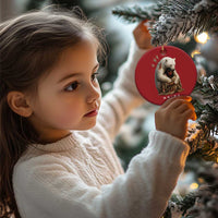 MMIW Native American Christmas Ornament Spirit Bear Protecting Indigenous Woman MMIWG - Wonder Print Shop