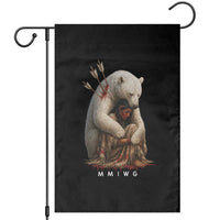 MMIW Native American Garden Flag Spirit Bear Protecting Indigenous Woman MMIWG - Wonder Print Shop