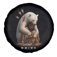 MMIW Native American Spare Tire Cover Spirit Bear Protecting Indigenous Woman MMIWG - Wonder Print Shop