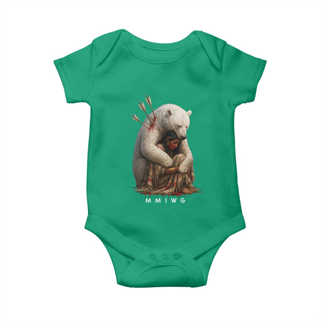 MMIW Native American Baby Onesie Spirit Bear Protecting Indigenous Woman MMIWG - Wonder Print Shop