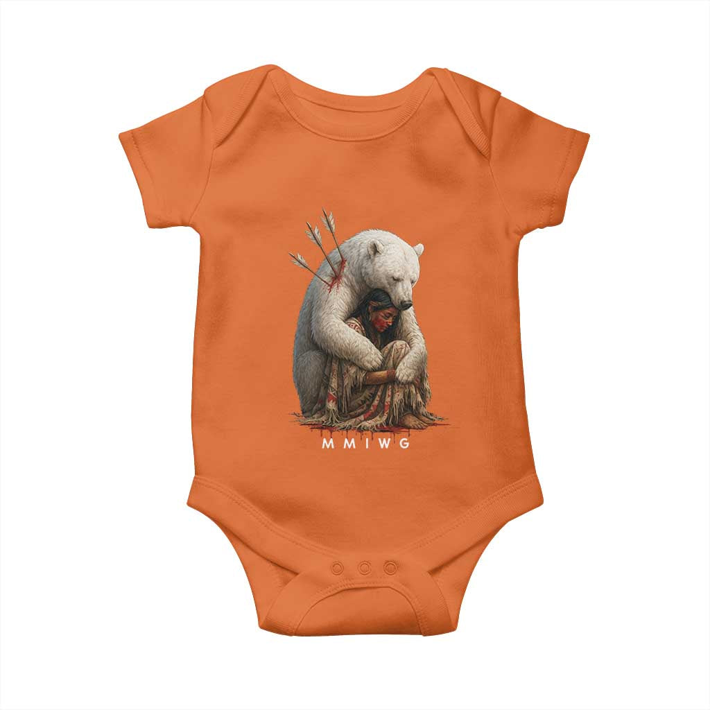 MMIW Native American Baby Onesie Spirit Bear Protecting Indigenous Woman MMIWG - Wonder Print Shop