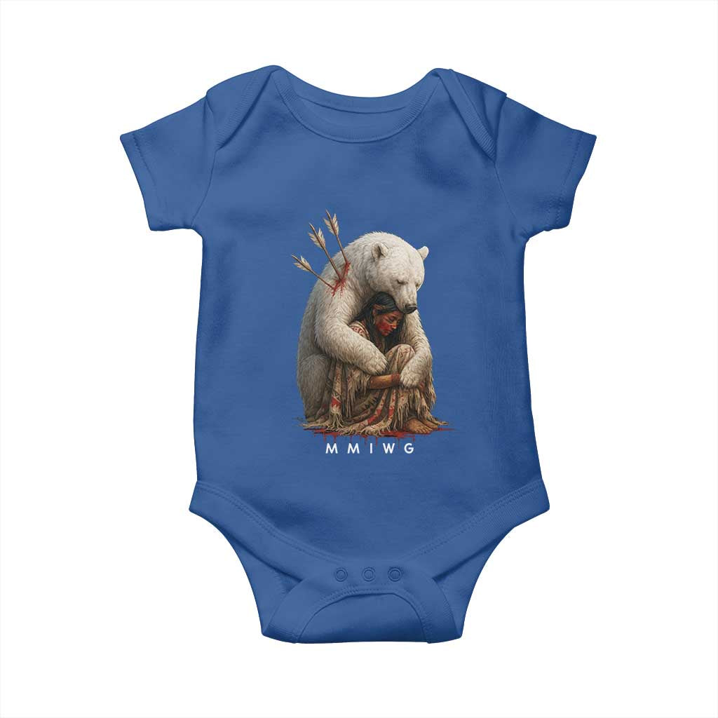 MMIW Native American Baby Onesie Spirit Bear Protecting Indigenous Woman MMIWG - Wonder Print Shop