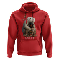 MMIW Native American Hoodie Spirit Bear Protecting Indigenous Woman MMIWG - Wonder Print Shop