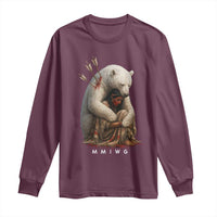MMIW Native American Long Sleeve Shirt Spirit Bear Protecting Indigenous Woman MMIWG - Wonder Print Shop