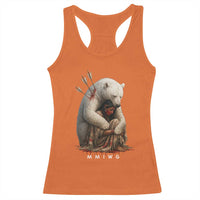 MMIW Native American Racerback Tank Top Spirit Bear Protecting Indigenous Woman MMIWG - Wonder Print Shop