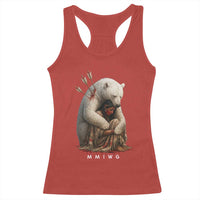 MMIW Native American Racerback Tank Top Spirit Bear Protecting Indigenous Woman MMIWG - Wonder Print Shop