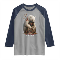 MMIW Native American Raglan Shirt Spirit Bear Protecting Indigenous Woman MMIWG - Wonder Print Shop