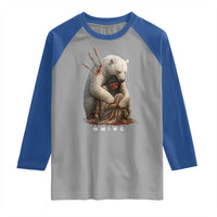 MMIW Native American Raglan Shirt Spirit Bear Protecting Indigenous Woman MMIWG - Wonder Print Shop