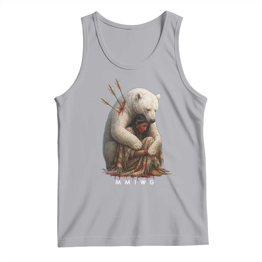 MMIW Native American Tank Top Spirit Bear Protecting Indigenous Woman MMIWG - Wonder Print Shop