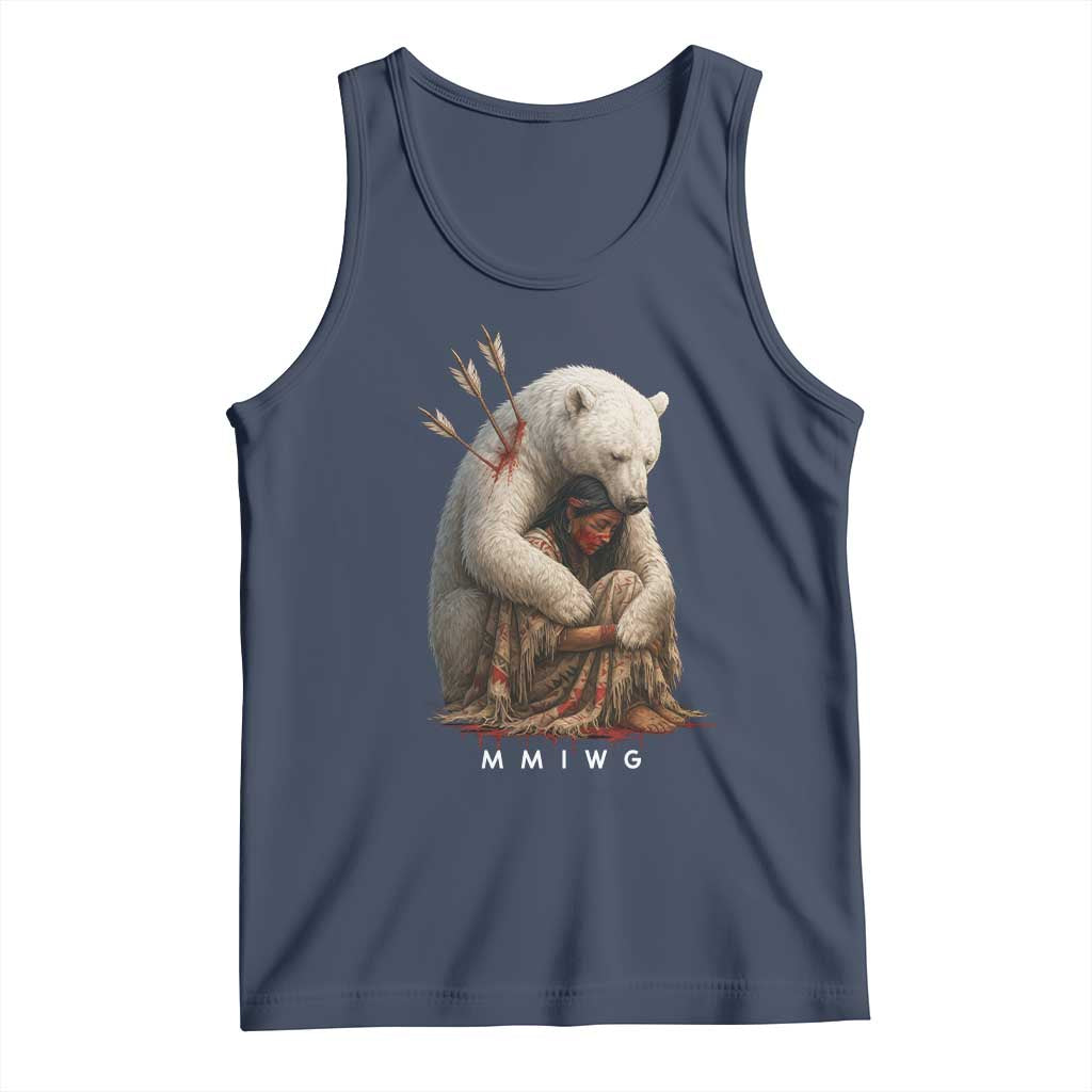 MMIW Native American Tank Top Spirit Bear Protecting Indigenous Woman MMIWG - Wonder Print Shop