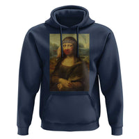 MMIW Awareness Hoodie Mona Lisa Red Handprint Indigenous Woman Stop Stolen Sisters