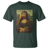 MMIW Awareness T Shirt Mona Lisa Red Handprint Indigenous Woman Stop Stolen Sisters