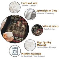 Native American Throw Blanket Funny The First Immigrants Always Forget - Wonder Print Shop