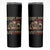 Native American Skinny Tumbler Funny The First Immigrants Always Forget - Wonder Print Shop