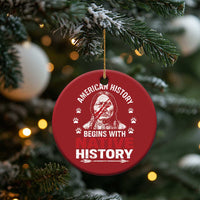 Native American History Christmas Ornament Indigenous Peoples Tribal Pride - Wonder Print Shop