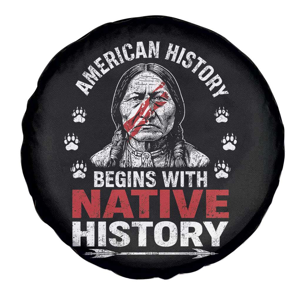 Native American History Spare Tire Cover Indigenous Peoples Tribal Pride - Wonder Print Shop