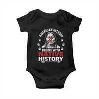 Native American History Baby Onesie Indigenous Peoples Tribal Pride - Wonder Print Shop