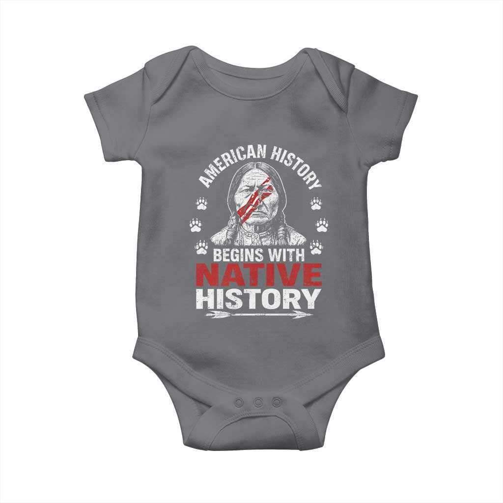 Native American History Baby Onesie Indigenous Peoples Tribal Pride - Wonder Print Shop